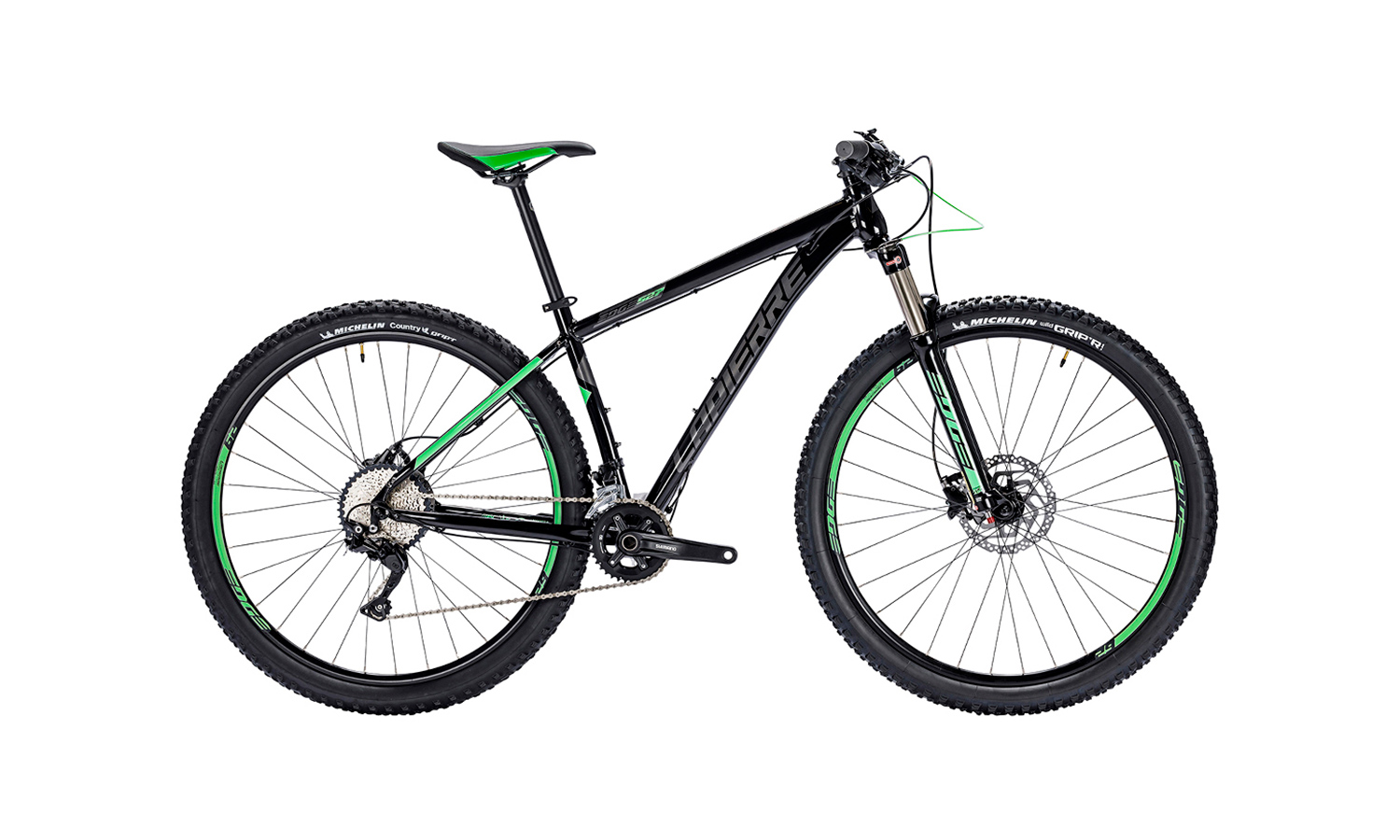 Велосипед Lapierre Edge 527 (2018) 2018 Черно-зеленый